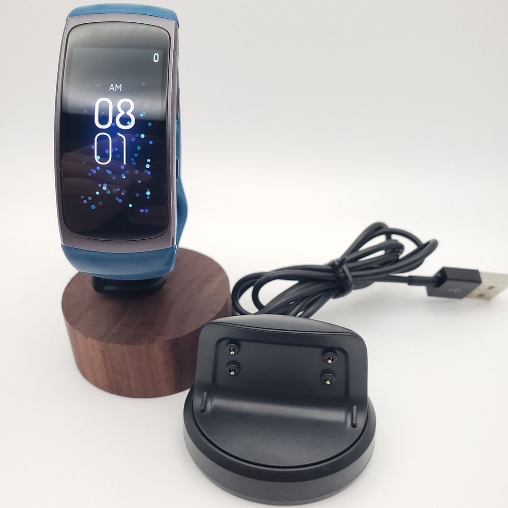 Samsung Gear Fit2 Smartwatch Small Blue Strap SM-R360 Fitness Tracker GPS
